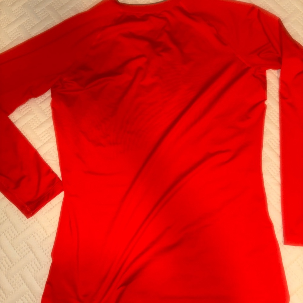 Red XL Nike Pro Fitted athletic dri-fit shirt - Picture 4 of 4